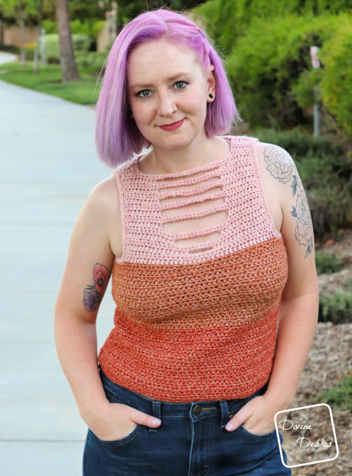 Free Crochet Kelsey Tank Top Pattern by