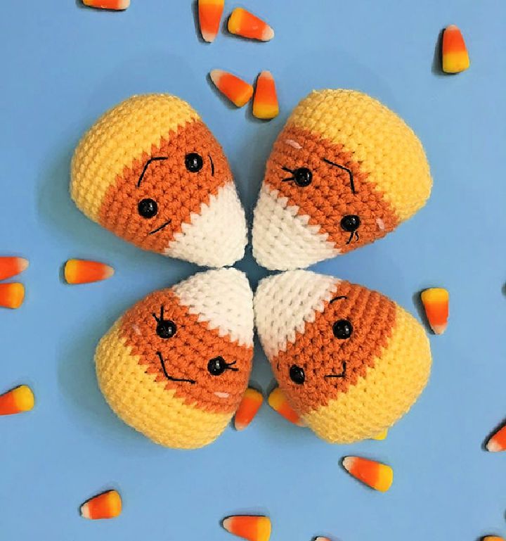 Free Crochet Candy Corn Amigurumi Pattern