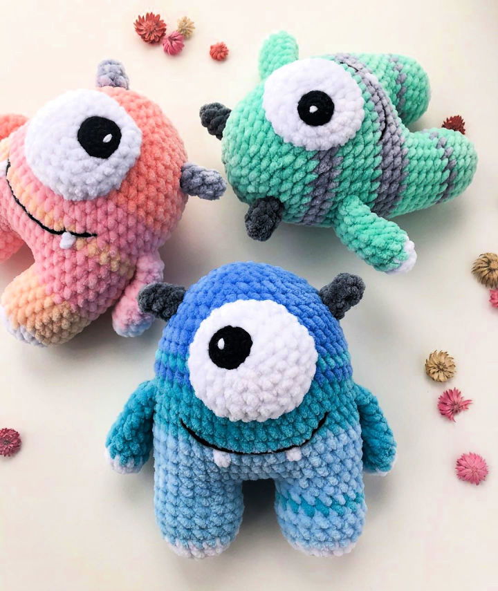 Crochet Amigurumi Monster - Free PDF Pattern