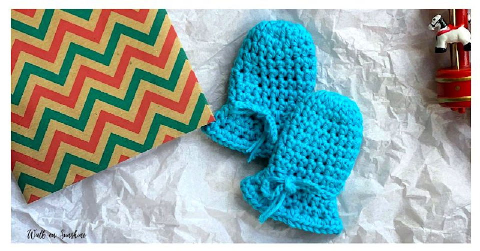 Easiest Baby Mittens to Crochet