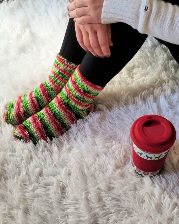 Basic Crochet Socks Pattern for Beginners