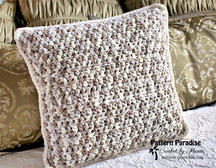 Crochet Basic Throw Pillow - Free PDF Pattern