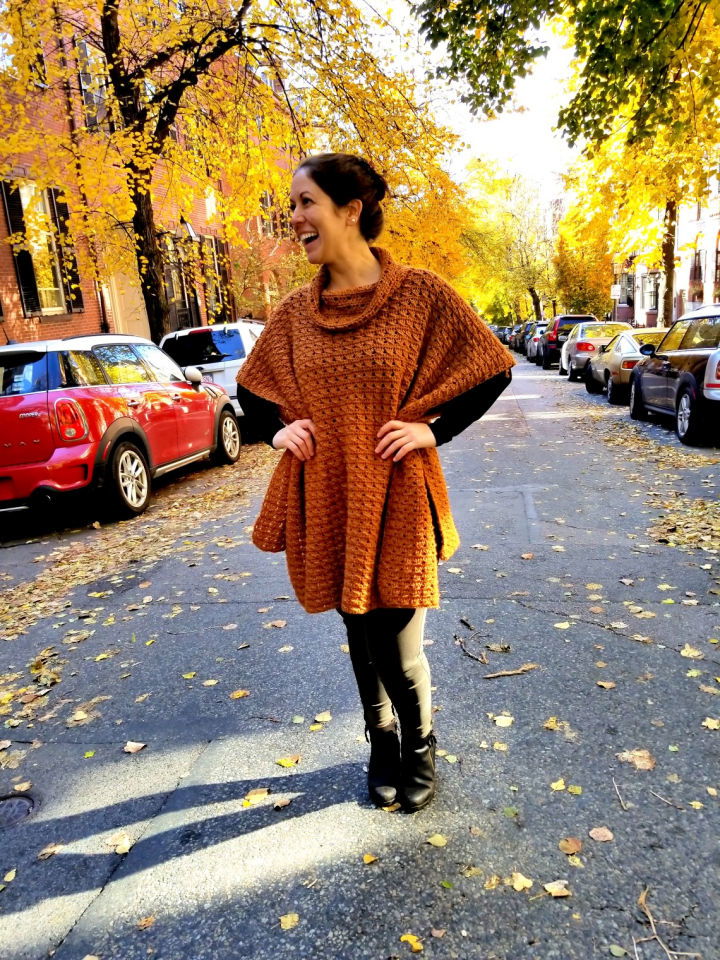 Crochet Beacon Street Poncho Pattern