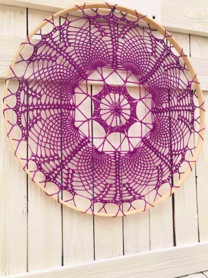 Beautiful Crochet Mandala Wall Hanging Pattern