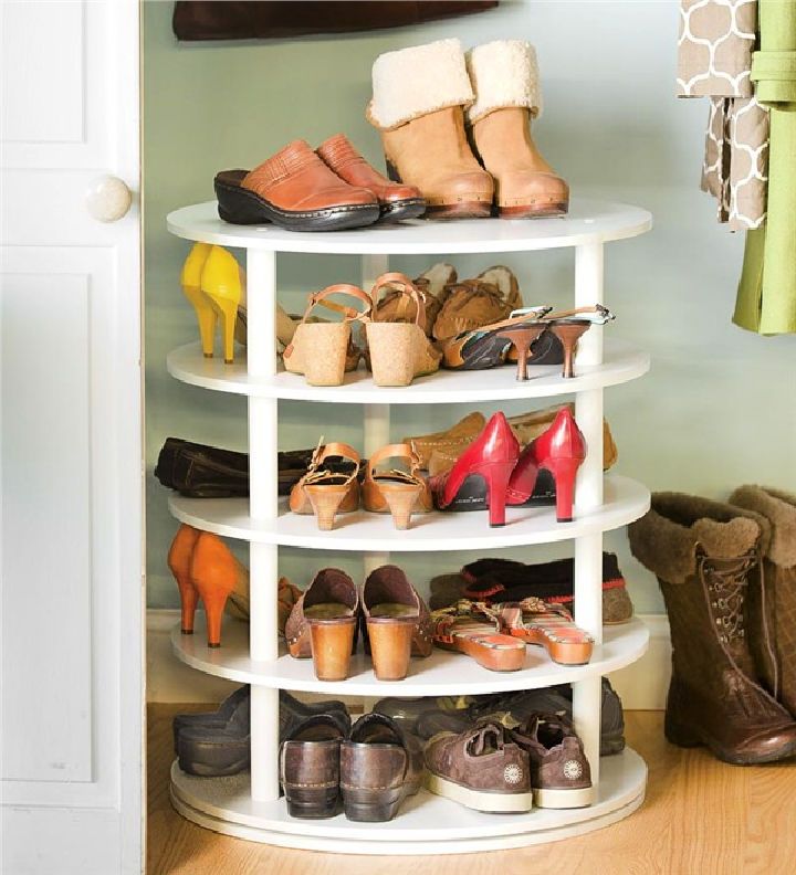 Building a Rotating Shoe Rack With Blueprints