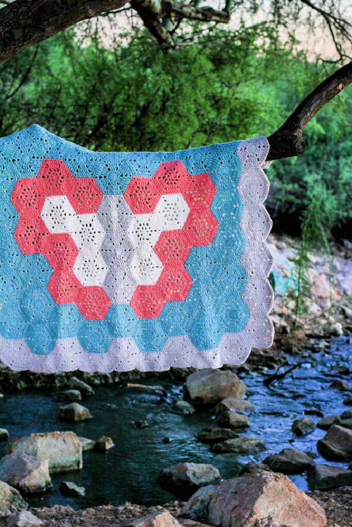 Crochet Butterfly Baby Blanket Pattern