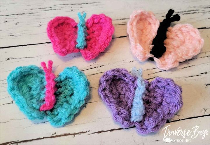 Crochet Butterfly - Step By Step Instructions