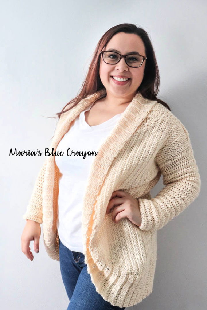 Free Crochet Cardigan Shrug Pattern