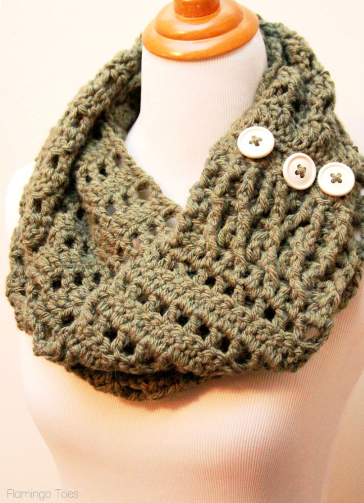 Chunky Crochet Infinity Scarf Pattern To Print