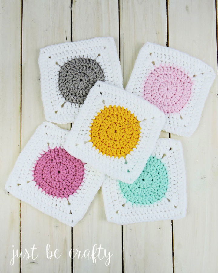 Circle to Square Granny Square Tutorial