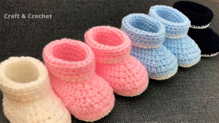 Crochet Baby Booties - Free PDF Pattern