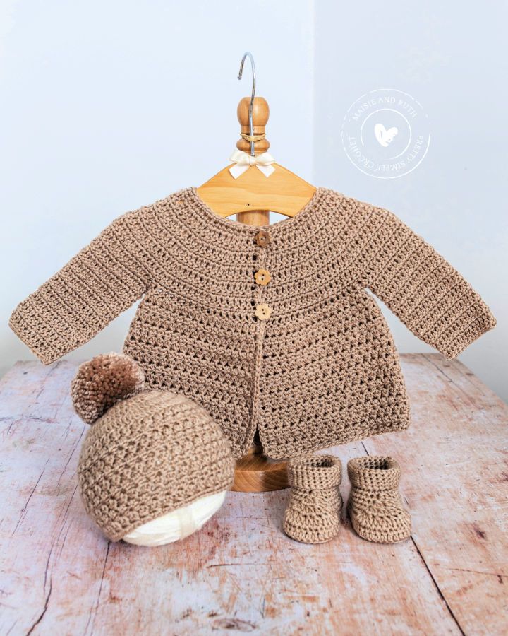 Free Crochet Baby Cardigan Pattern