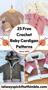 20 Free Crochet Baby Cardigan Patterns {PDF Pattern}