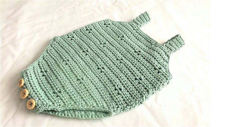 Unique Free Crochet Audrey Baby Romper Pattern