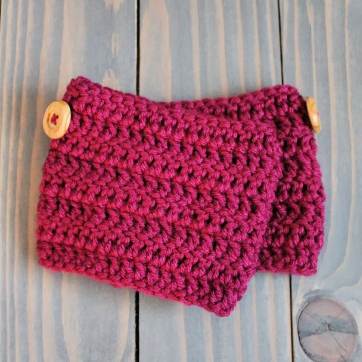 Easy Crochet Boot Cuff Tutorial