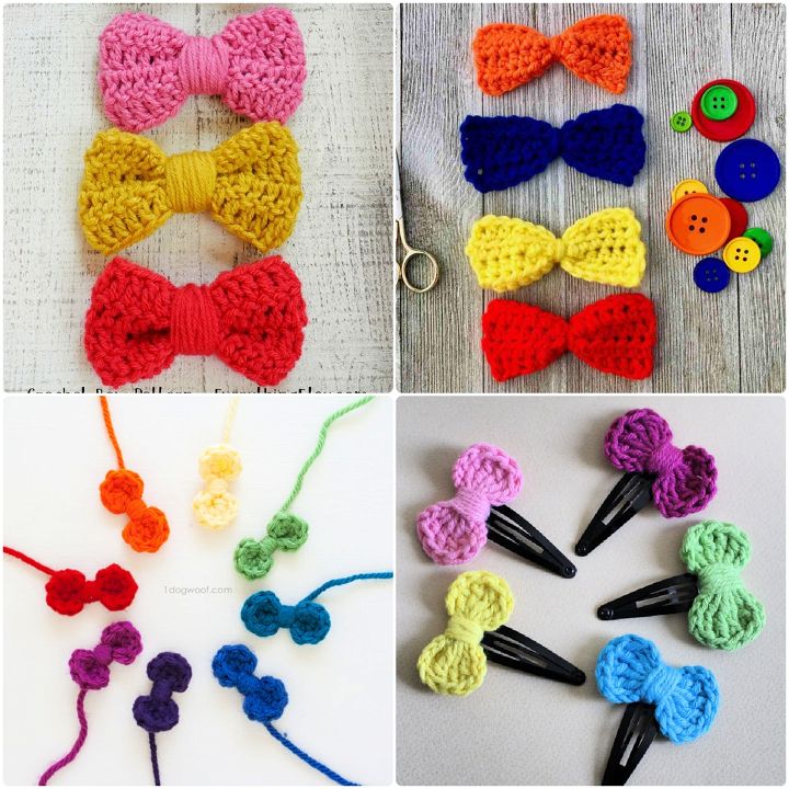 25 Free Crochet Bow Patterns {PDF Pattern}