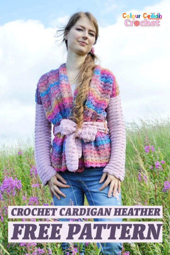 Crochet Cardigan Heather Free Pattern