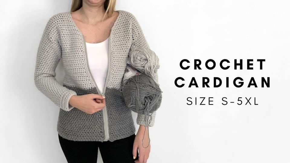 Crochet Cardigan - Step-By-Step Instructions