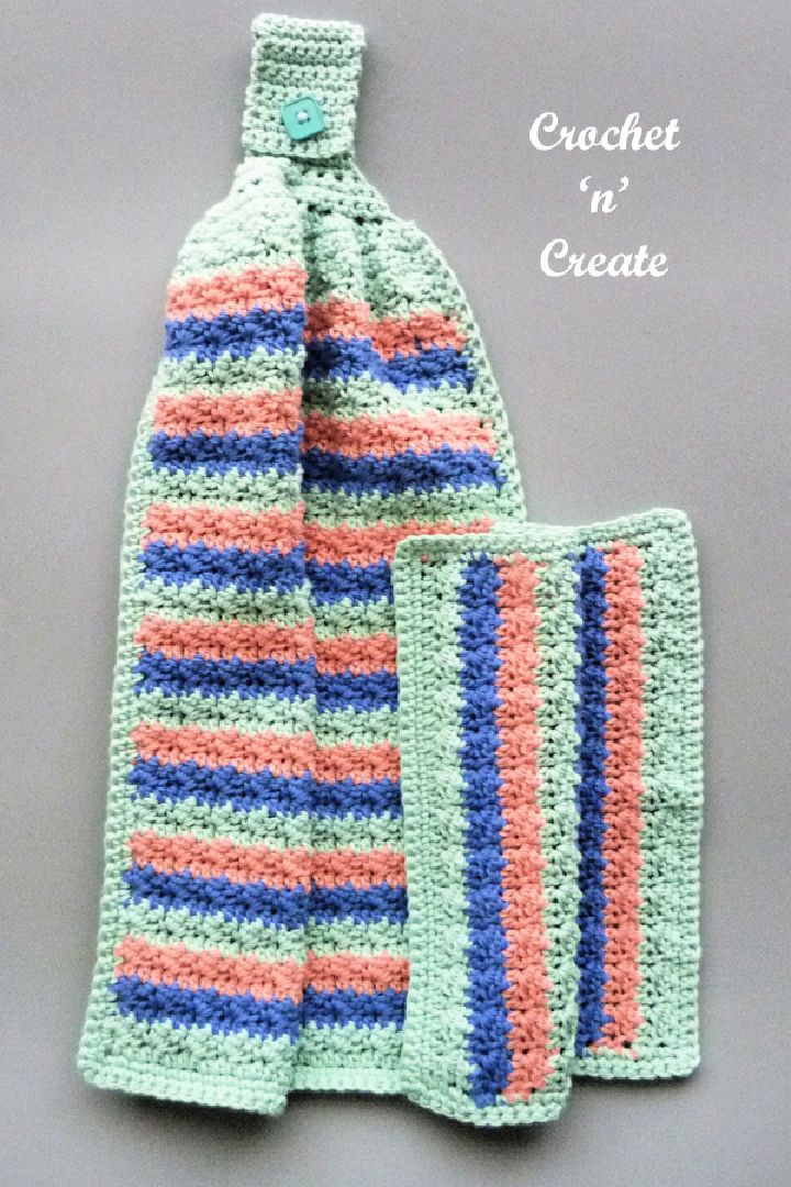 Cool Crochet Cloth Dishtowel Pattern