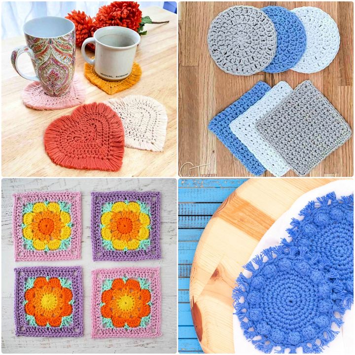 25 Free Crochet Coaster Patterns {Coasters Pattern}