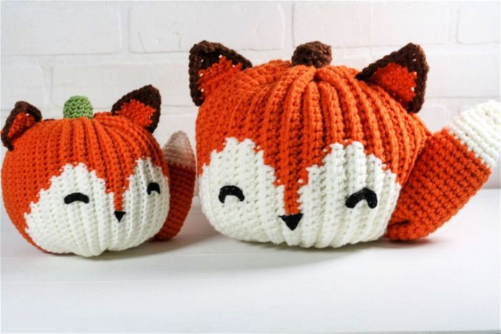 Gorgeous Crochet Fox Pumpkin Pattern