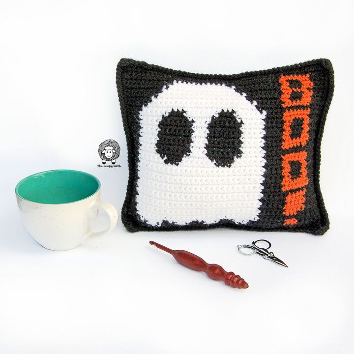 Free Crochet Halloween Pillow Pattern