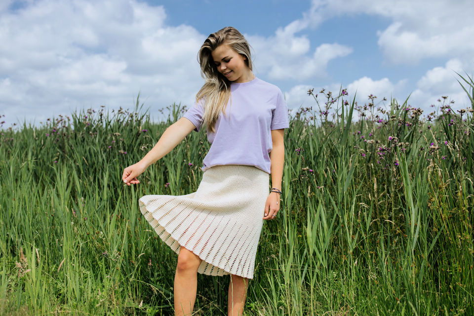 Crochet Komorebi Pleated Skirt Pattern