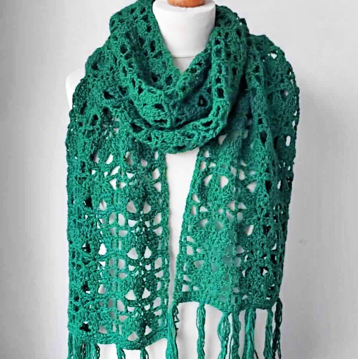 Crochet Lace Scarf Pattern