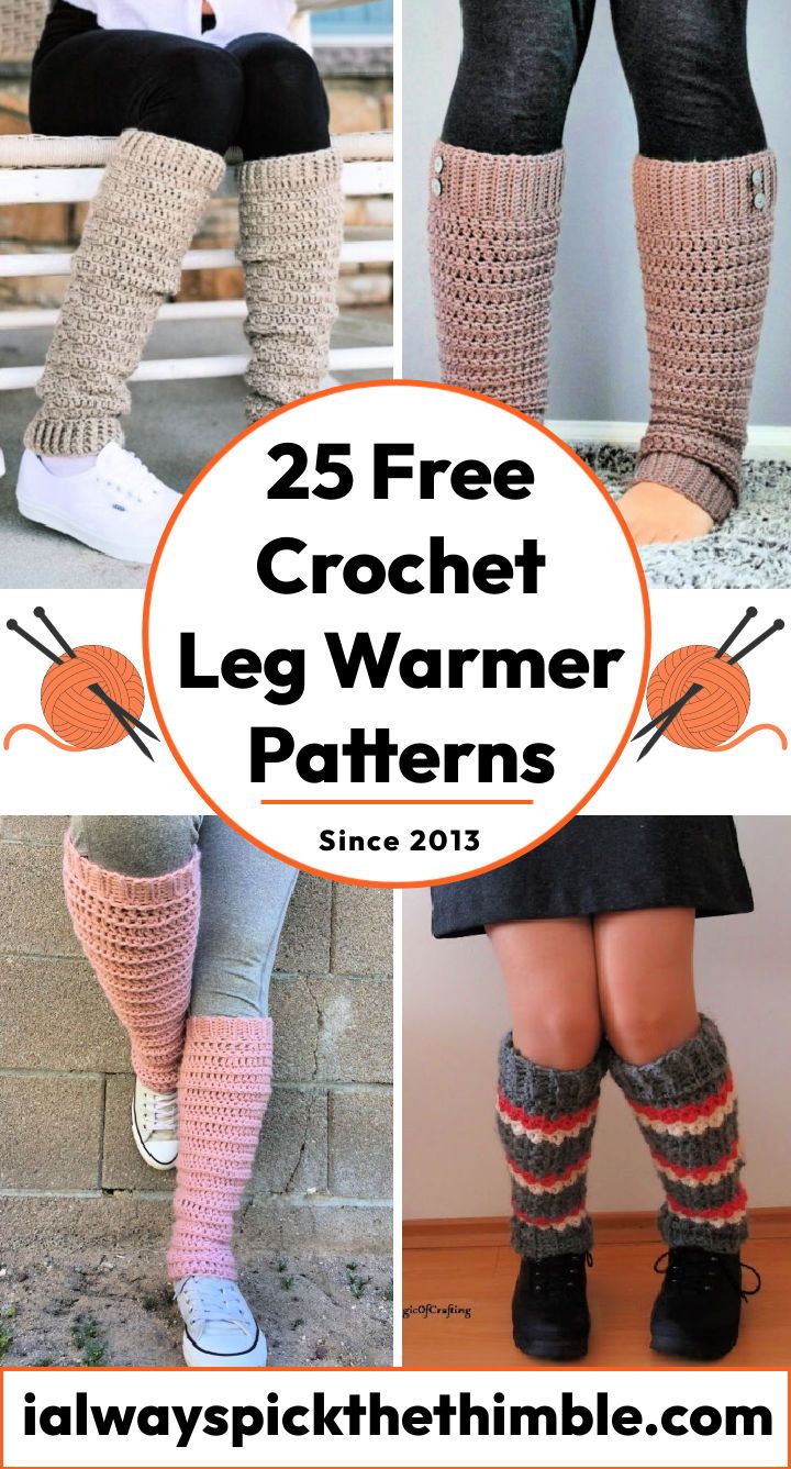 25 Crochet Leg Warmer Patterns {Leg Warmers Pattern Free}