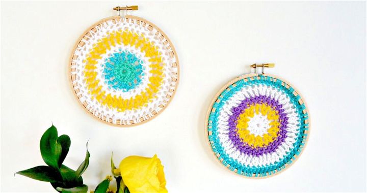 Crochet Mandala Hoops Wall Hanging Pattern