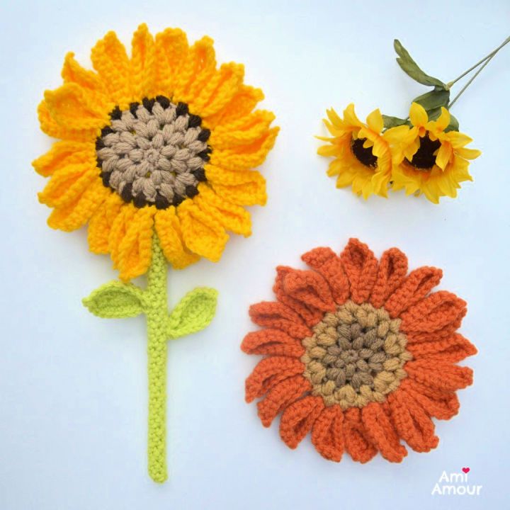 Beautiful Crochet Sunflower Pattern
