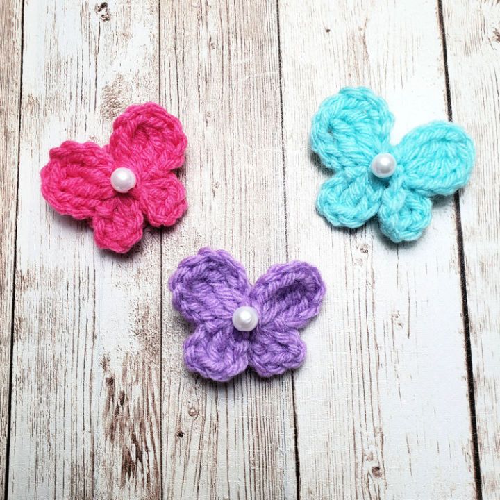 Crochet Springtime  Butterfly Applique Pattern