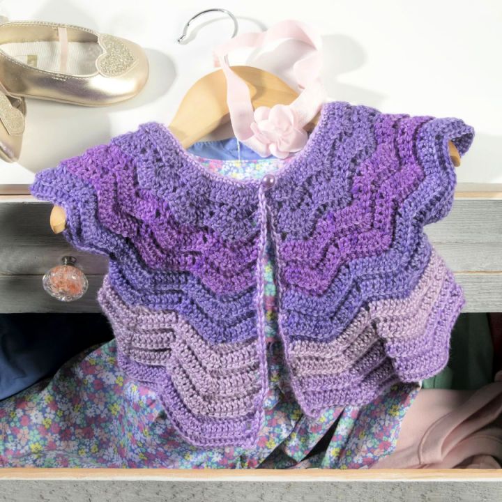 Crochet Vintage Baby Cardigan Pattern