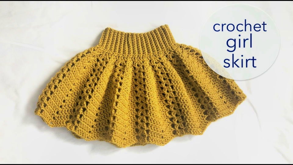 Quick and Easy Crochet Girl Skirt Pattern