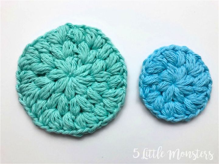 Crocheted Cotton Face Scrubbies - Free Pattern