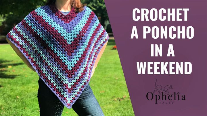 Crocheting a Poncho in a Weekend