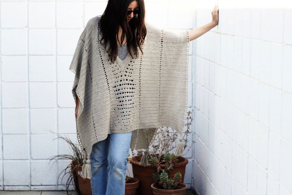  Crochet Cross Country Poncho Pattern