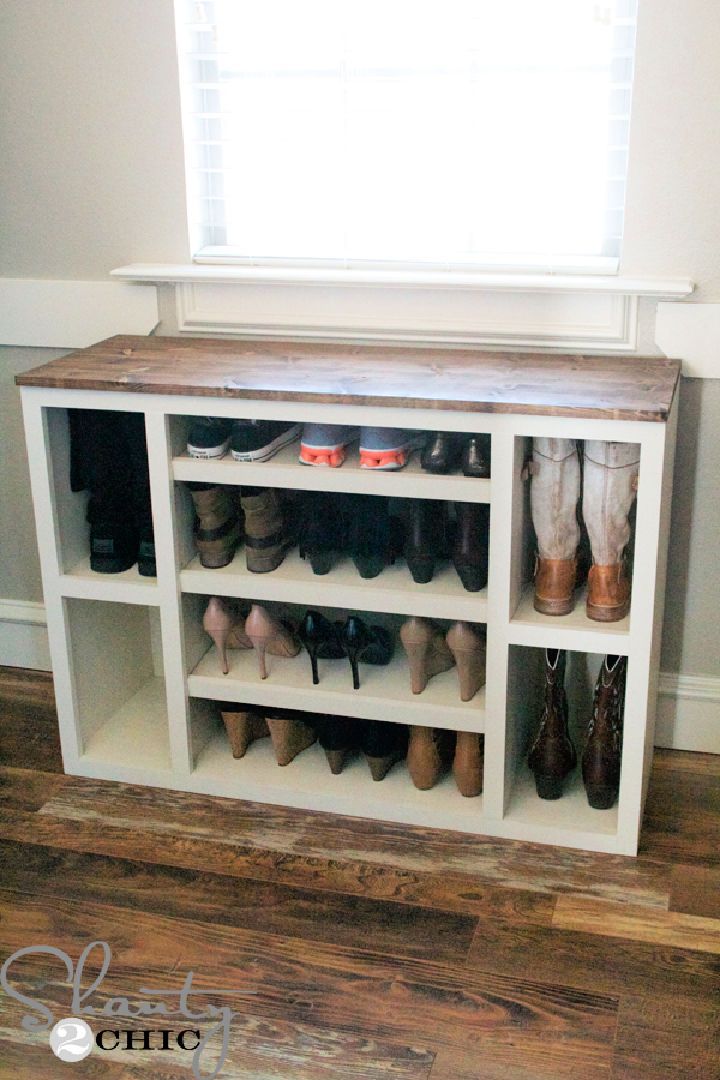 DIY Shoe Storage Cabinet - Step-By-Step Instructions