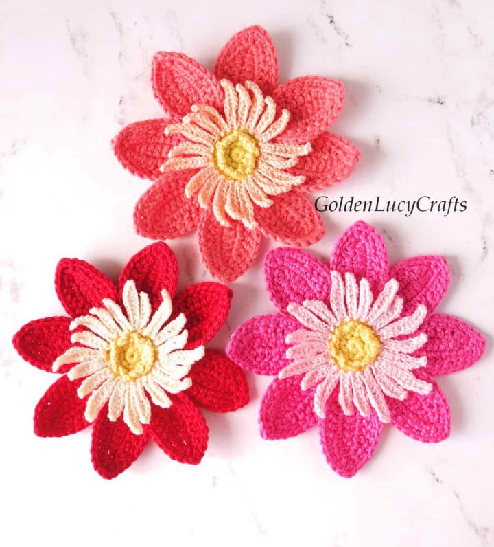 Quick and Easy Crochet Dahlia Pattern