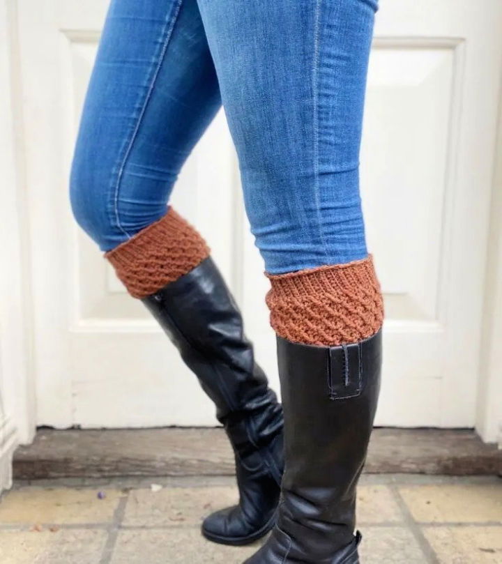 Best Delicate Tweed Boot Cuff Crochet Pattern