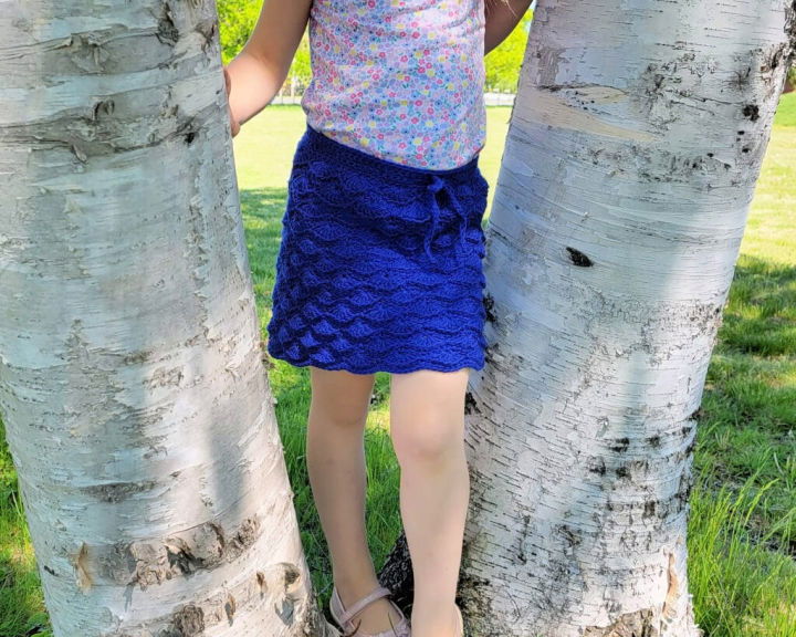 Easy Crochet Delphinium Summer Skirt Tutorial