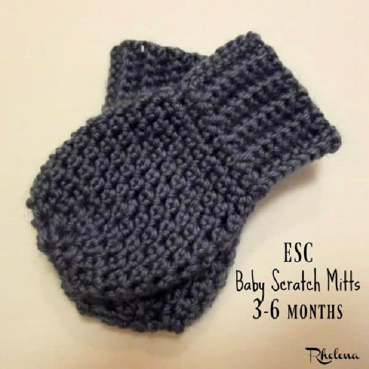 Free Crochet ESC Baby Mitts Pattern to Print