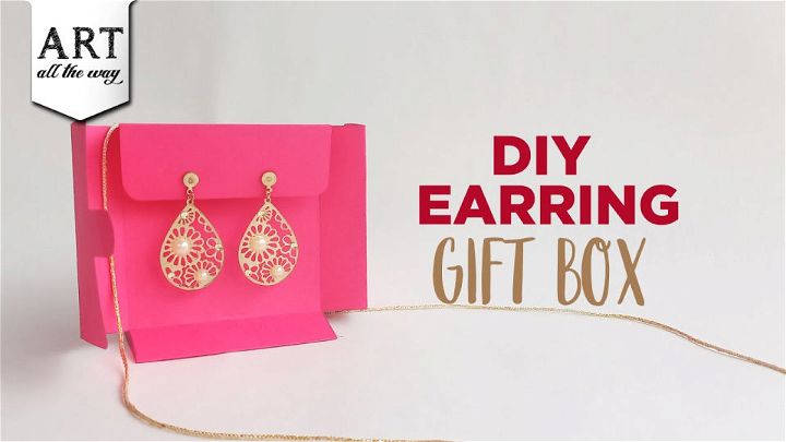 Earring Gift Box With Card Stock
