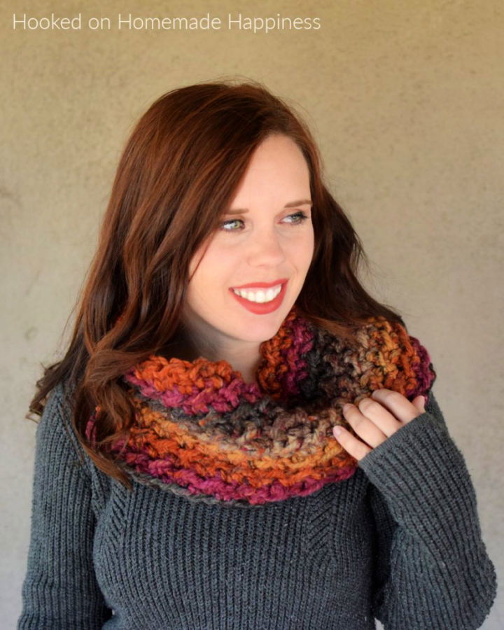 Crochet Chunky Cowl - Free PDF Pattern