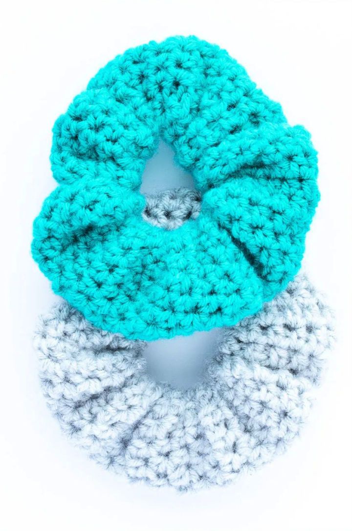 Crochet Hair Scrunchie Idea