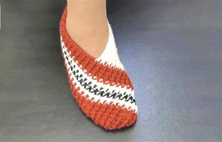 Fastest Crochet Rectangle Slippers Pattern
