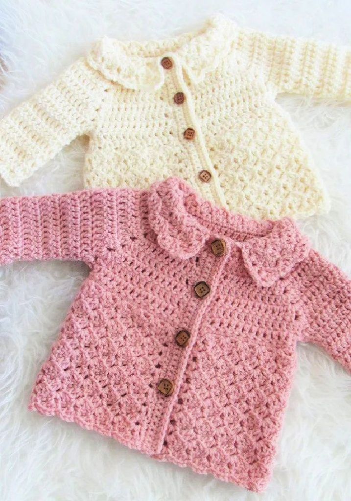 20 Free Crochet Baby Cardigan Patterns {PDF Pattern}