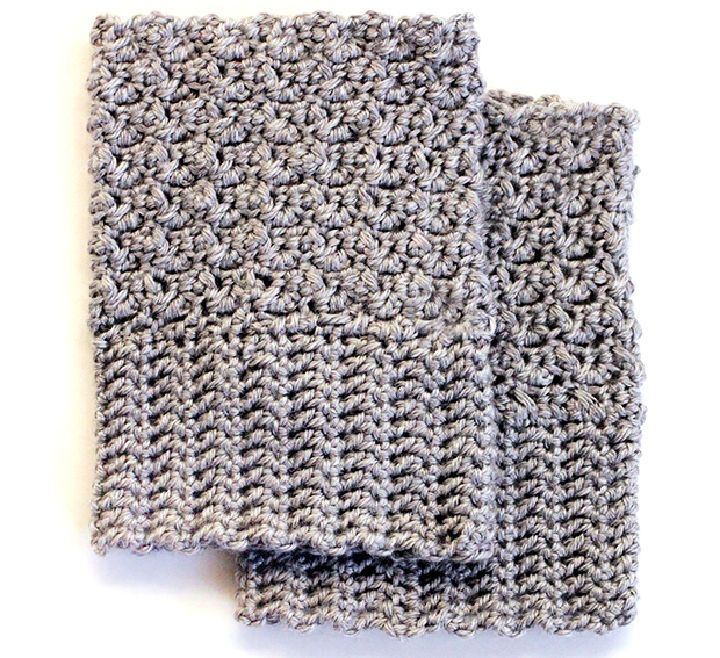 Easy Reversible Crochet Boot Cuffs Pattern
