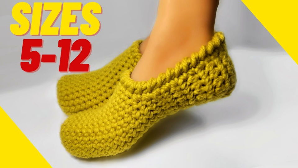 Stylish + Modern: Free Crochet Slippers Pattern for Women