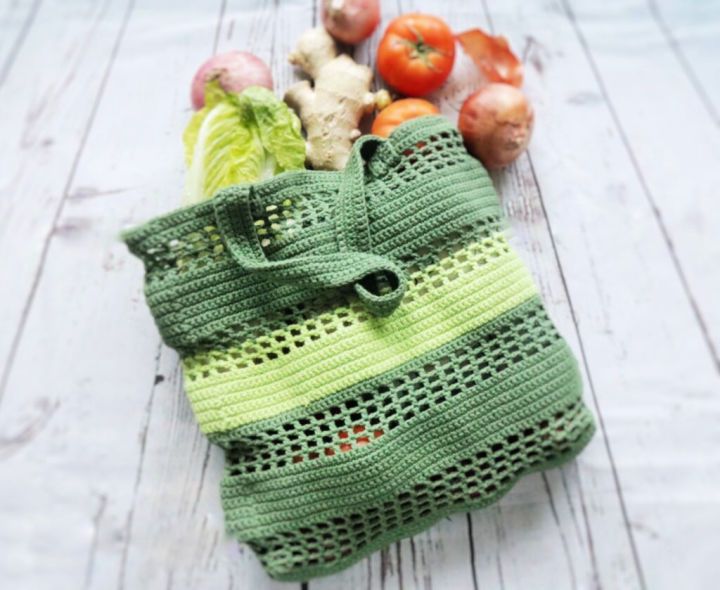 Eco-friendly Crochet Market Bag Pattern